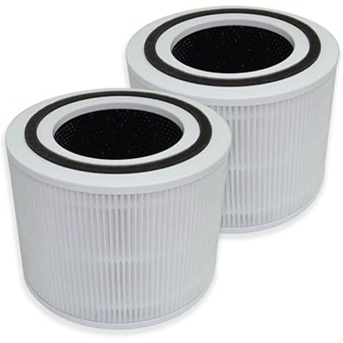 PUREBURG Replacement Filter Compatible with MaxLite AP215SF1 & AP215SF2 Air Purifiers, 2-Pack H13 HEPA Activated Carbon 3-Stage Filtration