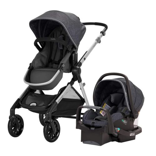 Evenflo Pivot Xpand Modular Travel System with SafeMax Infant Car Seat