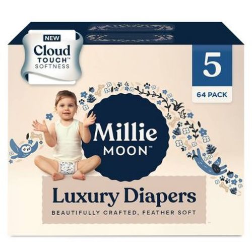 Millie Moon Luxury Diapers - (Select Size and Count), Size: 5