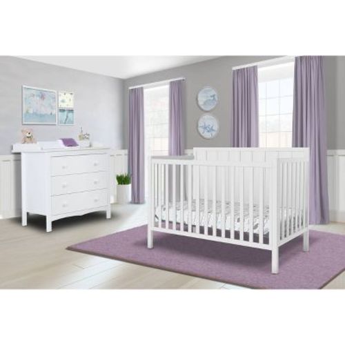 Sorelle Essex 4-in-1 Convertible Crib - White