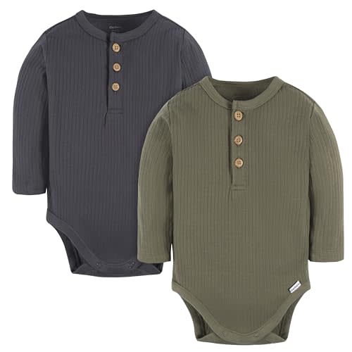 Gerber Unisex Baby Baby Boys' and Baby Girls' 2-pack Bodysuits