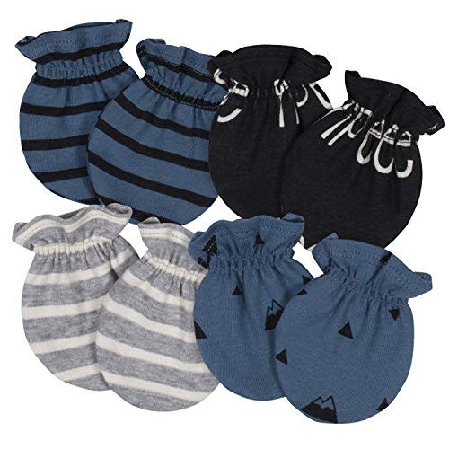 Grow by Gerber baby-boys 4-pack Mittens