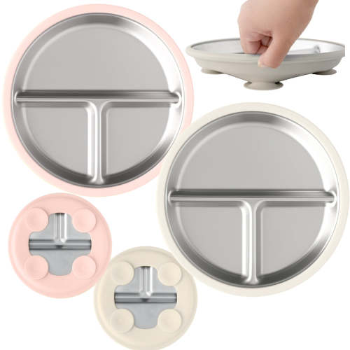 Tots Ground Eco-Friendly Stainless Steel Baby and Toddler Divided Plat – Nature Kids Co.