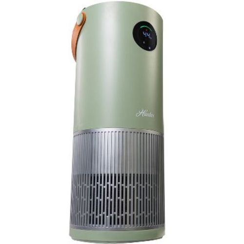 Hunter Fan Company HPH625 Air Purifier and 1.1 Gal Evaporative Humidifier – 2 in 1 Air Purifier & Humidifier Combo, Sage/ Silver