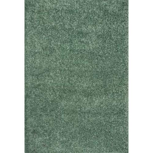 Nuloom Kara Solid 5x8 Shag Indoor Area Rug for Living Room Bedroom Dining Room Nursery, Green