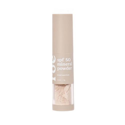Roe Wellness Mineral Brush On Sunscreen Powder for Sensitive Skin with Zinc Oxide & Titanium Dioxide - SPF 50 - 0.21oz