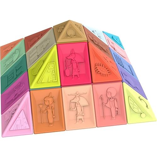Soft Pyramid Adventure Building Blocks 31 pcs for Toddlers: A Gentle Introduction to Egypt's Wonders