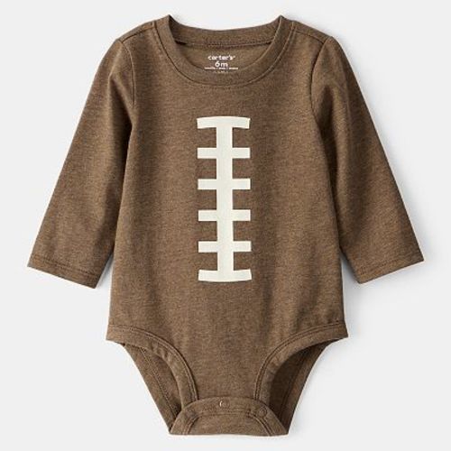 Baby Boy Carter's Football Long-Sleeve Graphic Bodysuit