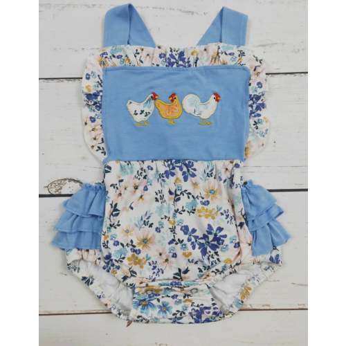 Chicken bubble romper