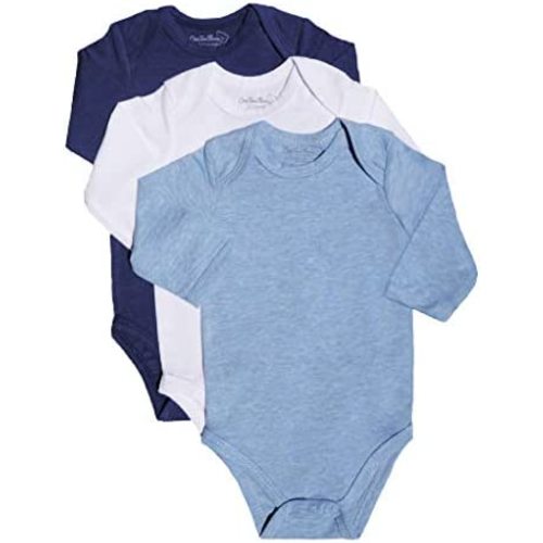 123 Bear Baby Cotton Spandex Long-Sleeve bodysuits unisex boy girl