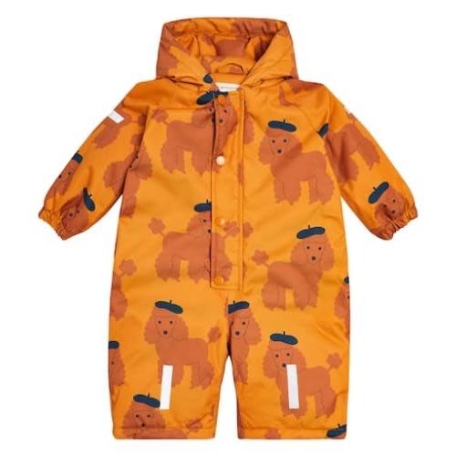 Baby Tiny Poodle padded snowsuit