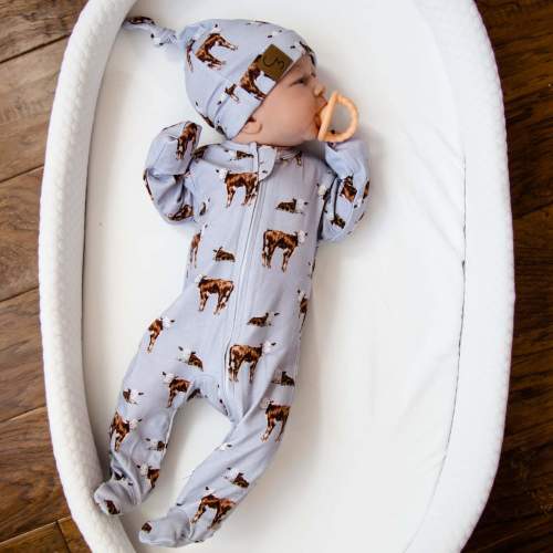 Hereford Footed Jammies – Cowkid Clothing Company