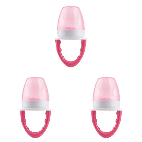 Dr. Brown's Designed to Nourish, Fresh Firsts Silicone Feeder, Pink, One Size (Pack of 3)