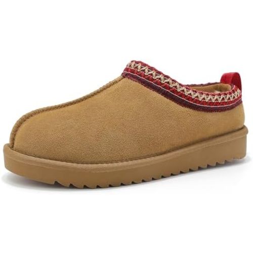 Women's Slippers Platform Mini Boots Faux Fur Warm Winter Mules Cozy Warm House Shoes Indoor and Outdoor