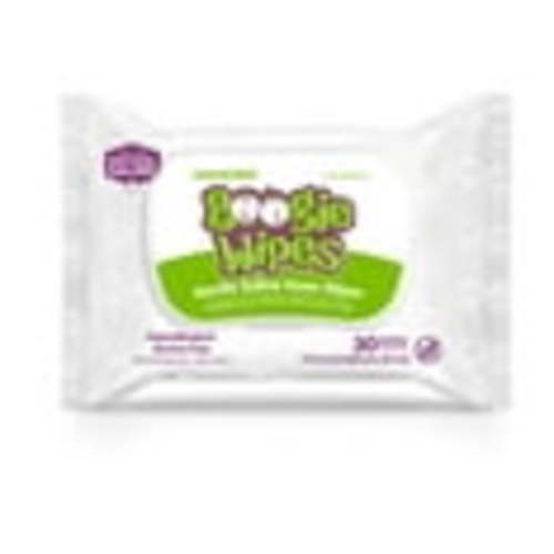 Boogie Wipes Gentle Saline Wet Wipes for Runny or Dry Nose, Hypoallergenic, Unscented, 30 Count