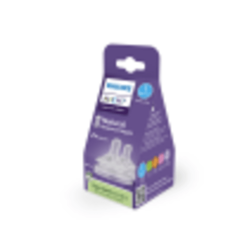 AVENT 2PK NATURAL NIPPLES FIRST FLOW.