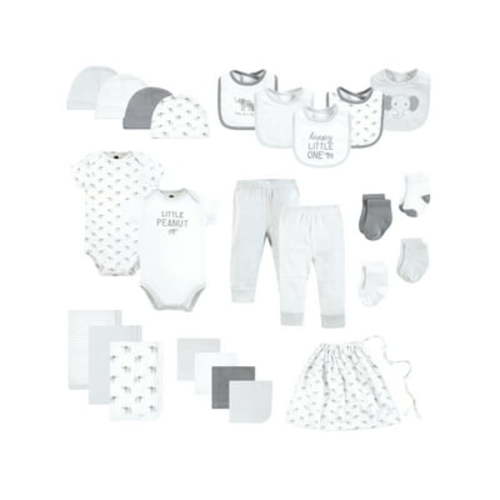 Hudson Baby Shower Gift Sets, 25-Piece, Sizes Newborn-6 Months