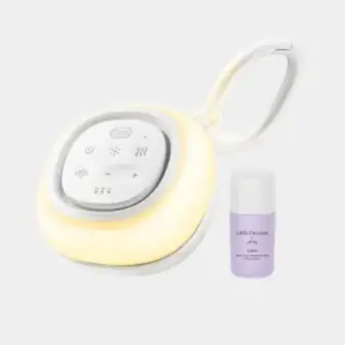 Canopy Nursery Sound Machine Aroma | Portable 3-in-1 With White Noise | Lullabies, Heartbeat, Night Light | Aroma Diffuser For Sleep, Naps, Bedtime | Clip-On For Crib, Stroller, Diaper Bag, Travel | 15 Sounds | 15 Hours Cordless | No App Or Subscription -