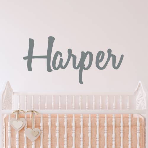 Personalized Name Wall Decal - Custom Name Wall Sticker - Vinyl Decal Monogram Girls Boys Room - Childrens Nursery Wall Decor