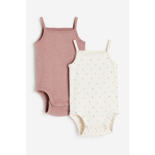 2-pack Ribbed Cotton Bodysuits