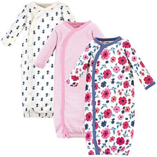 Touched by Nature Baby Girls' Organic Cotton Kimono Gowns