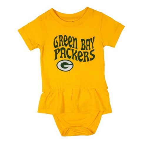Green Bay Packers Infant Girls Jersey Skirt Hopper at the Packers Pro Shop