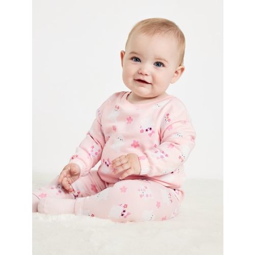 Printed French Terry Sweatshirt and Pants Set for Baby | Old Navy
