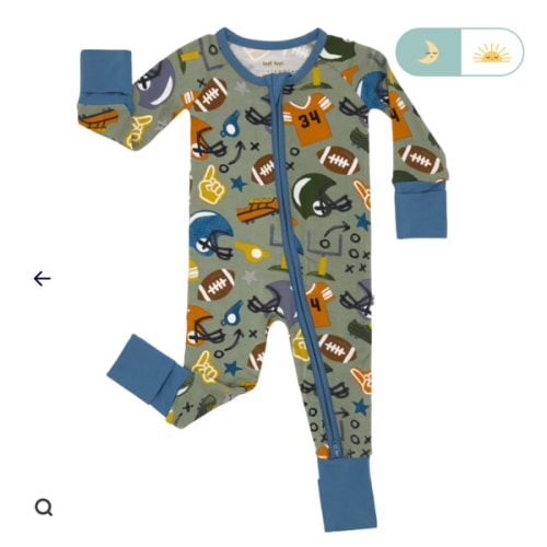 Touchdown Time Zippy - Little Sleepies