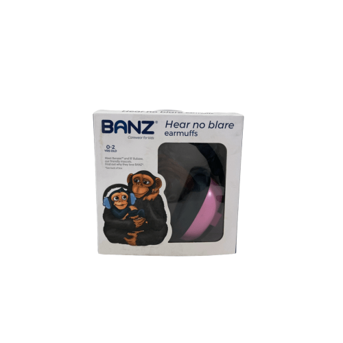 Banz Hear No Blare Earmuffs, Pink