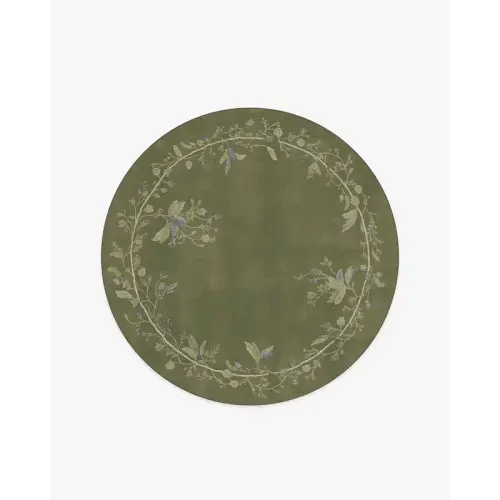 Daphne Olive Green Tufted Rug | Ruggable