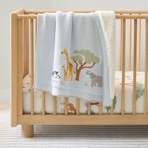 Safari Knit Baby Blanket