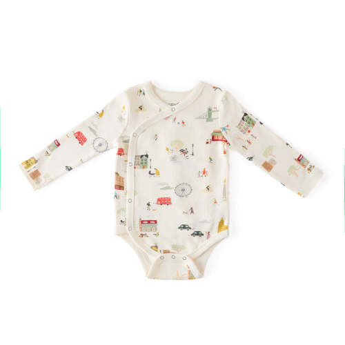 London Long Sleeve Kimono One-Piece - Explore London