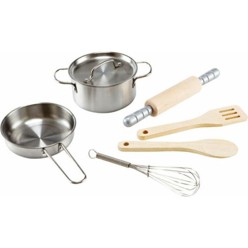 Chef's Choice Kids Wooden Cooking Kit, 7 Pieces - Hape | Maisonette