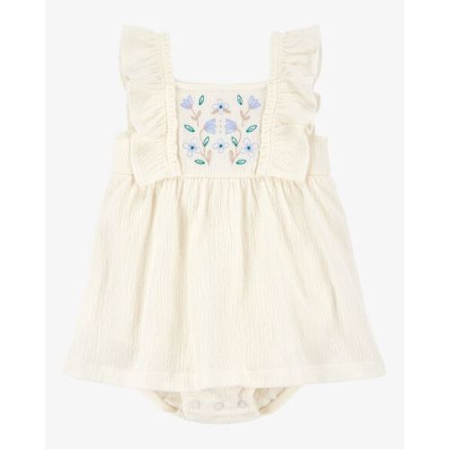 Baby Floral Flutter Bodysuit Dress
- Carter's | Size 3M