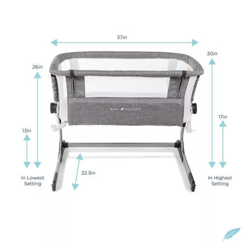 Beside Me Dreamer Bassinet & Bedside Sleeper - Charcoal