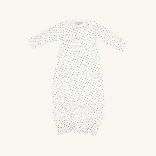 Adorable Everyday Gown - Port Royal Rosebud with Worth Avenue White