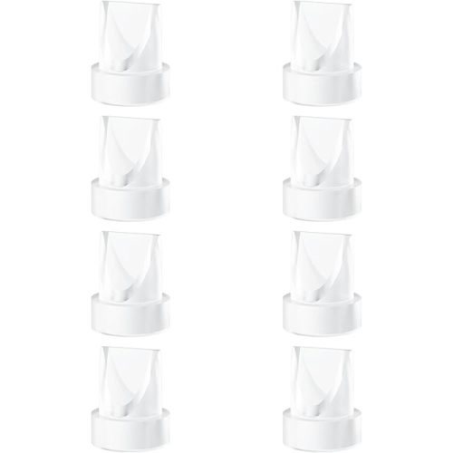 Breast Pump Parts Compatible with Momcozy M5 M6 V1pro V2pro Replacement to Momcozy Duckbill Valves 8PCS, Not Original Mom Cozy M5 Replacement Parts