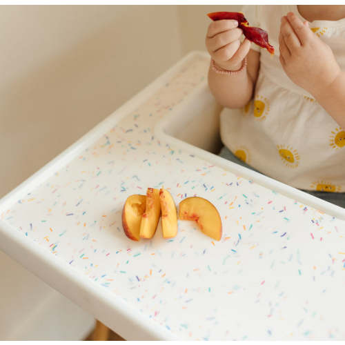 IKEA Highchair Silicone Placemat - Rainbow Sprinkles