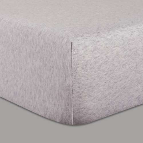 Parent's Choice Jersey Teens 100% Cotton Crib Fitted Sheet, Crib, Gray