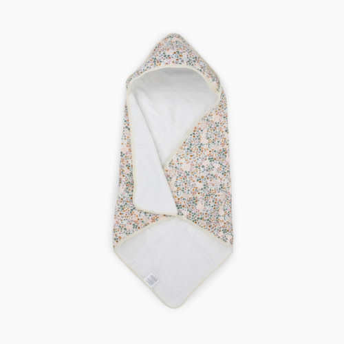 Little Unicorn Cotton Muslin & Terry Infant Hooded Towel - Pressed Petals