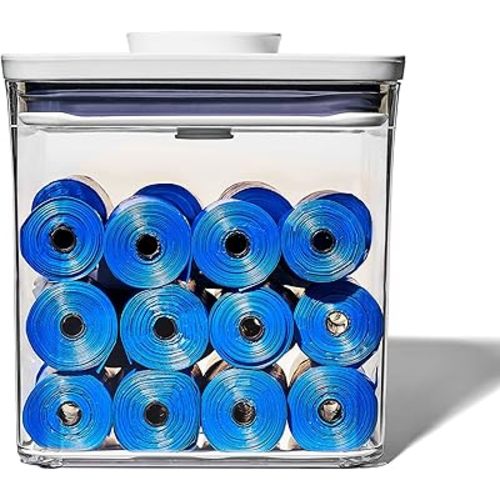 OXO Good Grips Pet POP Container – 2.8 Qt/2.6 L |Ideal for up to 3lbs of Dog Food or 2lbs of Cat Food | Airtight Storage Container | BPA Free