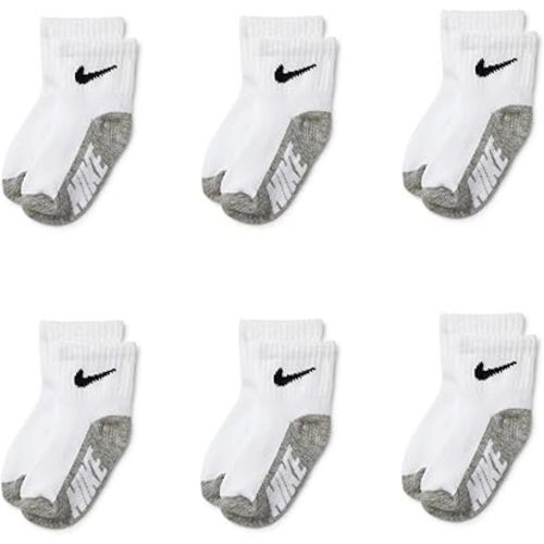 Amazon.com: Nike Baby 6-Pack Performance Socks : Clothing, Shoes & Jewelry