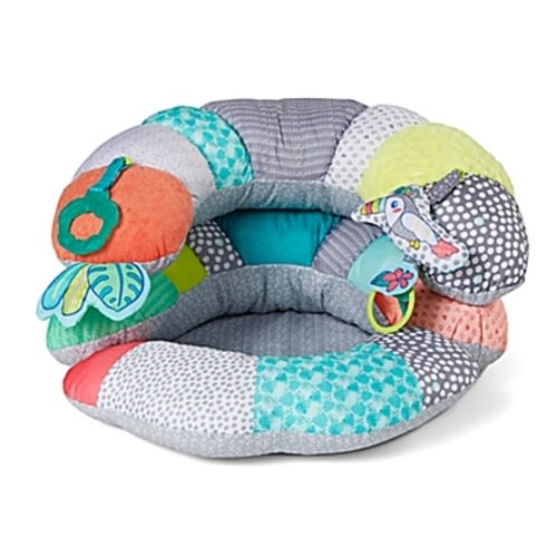 Infantino™ 2-in-1 Tummy Time and Seated Support in Green/BlueInfantino™ 2-in-1 Tummy Time and Seated Support in Green/Blue