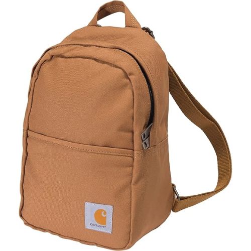 Carhartt Classic Mini, Durable, Water-Resistant Backpack with Adjustable Shoulder Straps, Brown, One Size