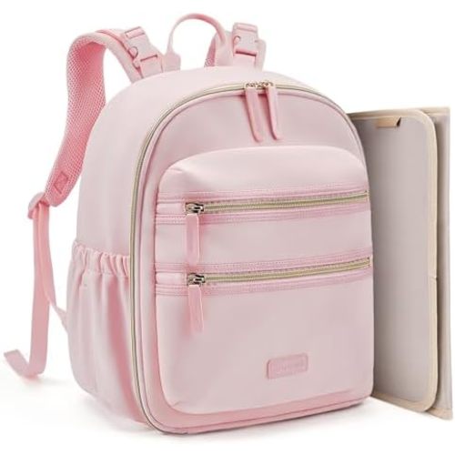 mommore Neoprene Diaper Bag Backpack Small Baby Bag Travel Mini Diaper Backpack for Newborn with Insulated Pockets, Stroller Straps