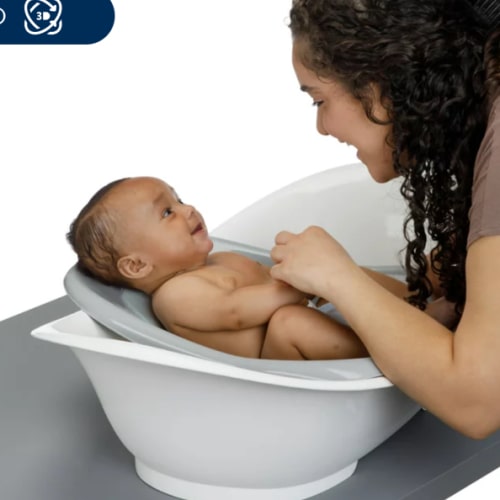 Safety 1st Greener Baby 3 in 1 Clean Fun Bathtub, Harbor Mist