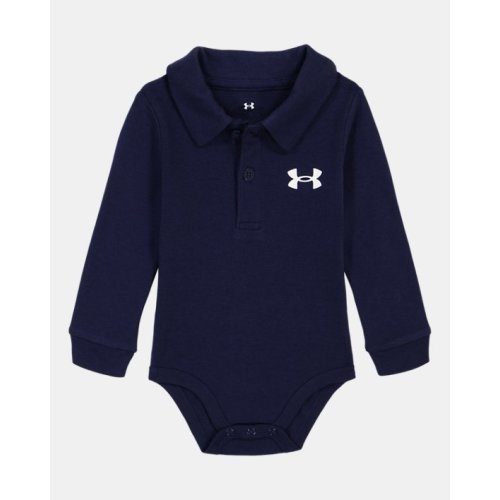 Newborn Boys' UA Polo Long Sleeve Bodysuit