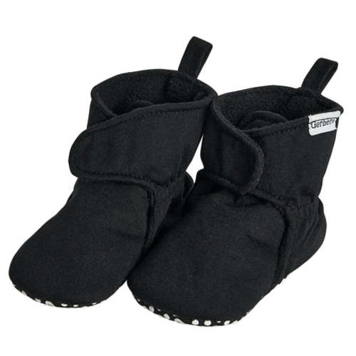 Baby Neutral Black Soft Booties