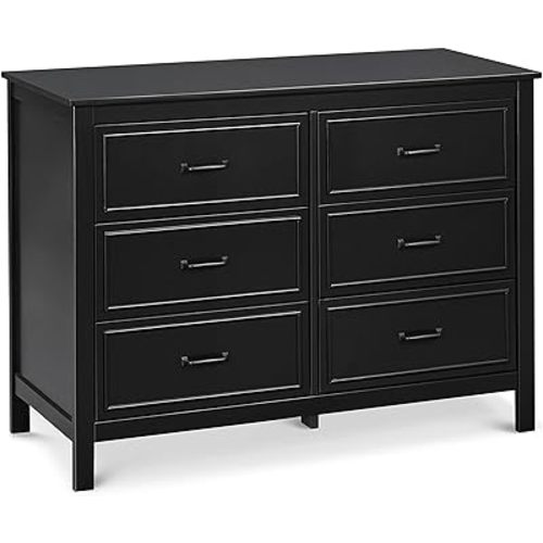 DaVinci Charlie 6-Drawer Dresser in Ebony, GREENGUARD Gold Certified