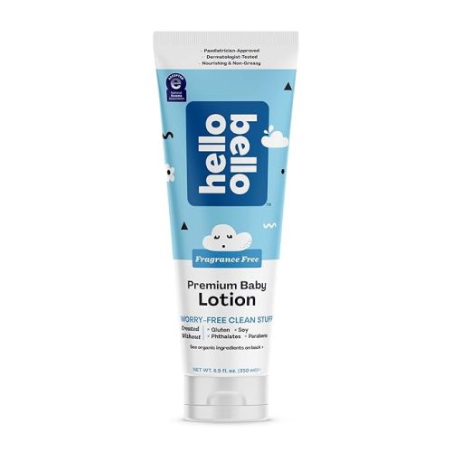 Amazon.com: Hello Bello premium Baby Lotion | Vegan and Cruelty Free Moisturizing, Non-Greasy Lotion for babies and Kids | Fragrance Free | 8.5 FL Oz (1 Pack) : Everything Else